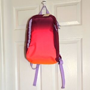 New Target Orange Pink Purple Ombre Backpack Lightweight Nylon